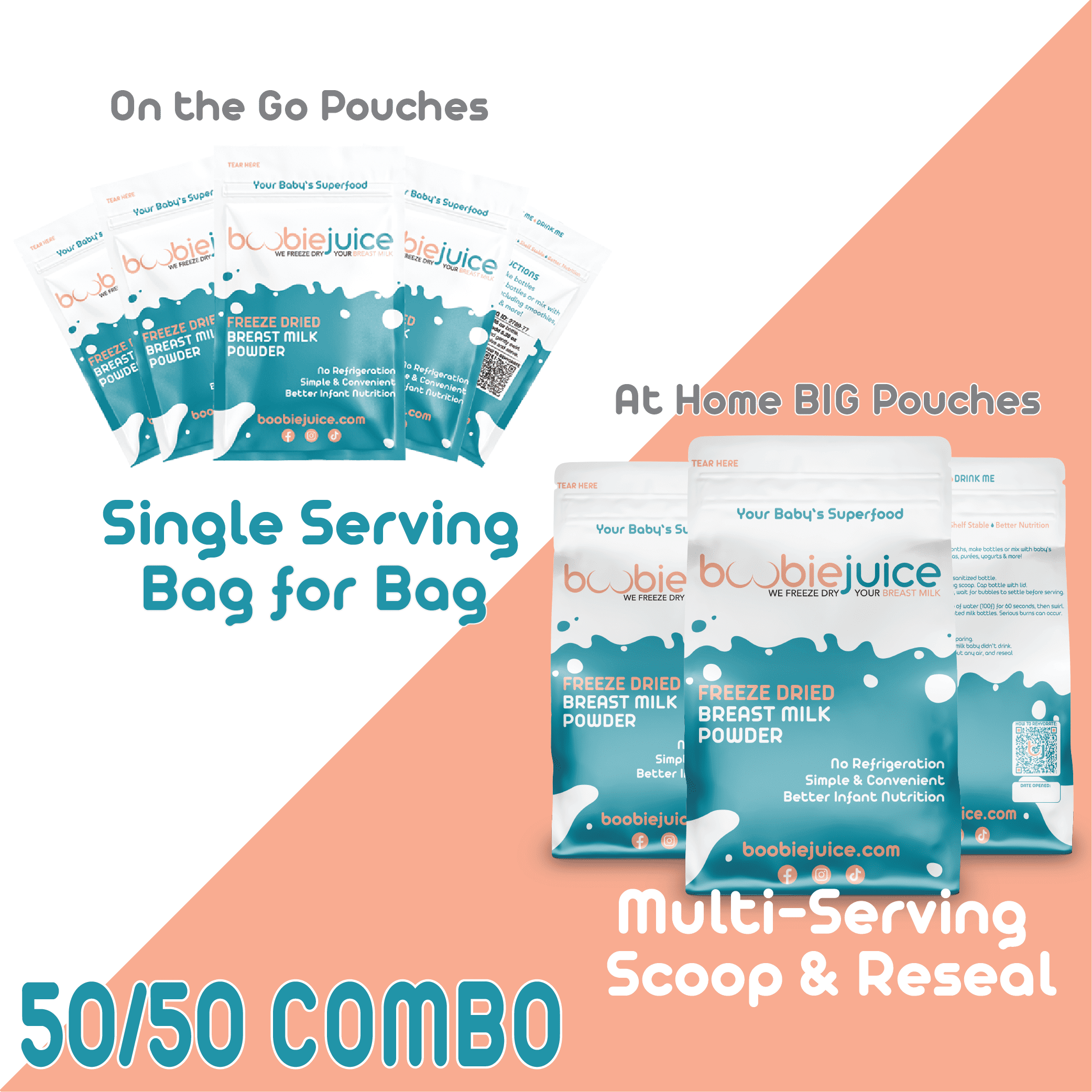 50 50 Big pag on the go Local Drop Off