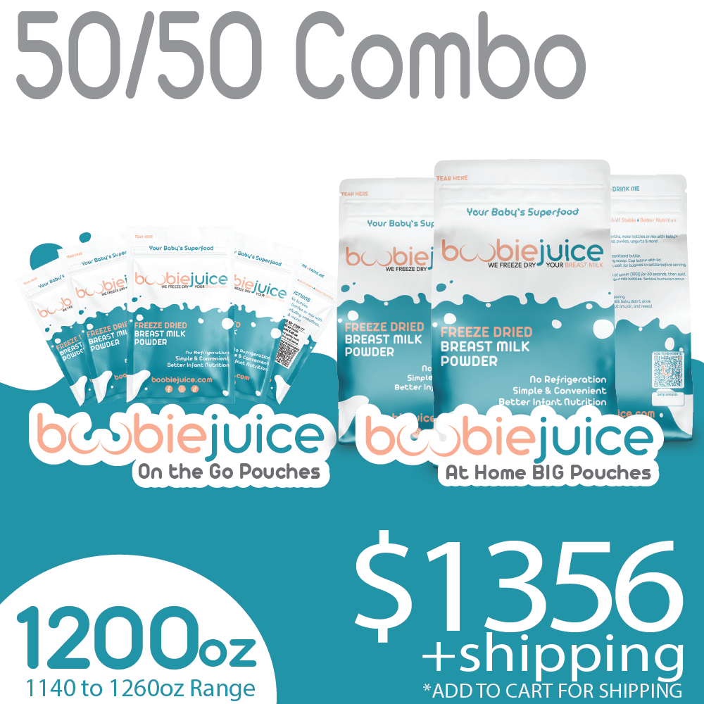 BoobieJuice 1200oz Stash 50/50 On the GO & At HOME