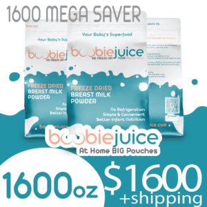 freeze dry 1600oz of breast milk into powder