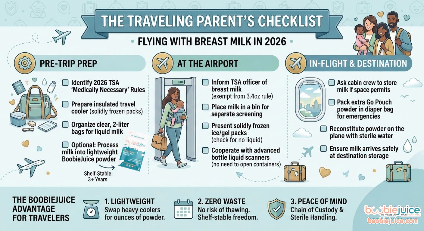 The traveling Parents checklist: traveling with Breast milk
